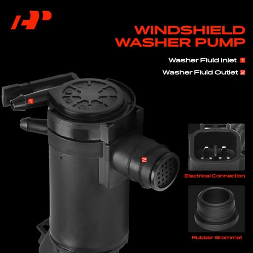 A-Premium Windshield Washer Pump Compatible with Honda, Subaru & Acura by A-Premium - Used condition - Image 3