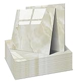 OJTOJT - Piastrelle autoadesive da parete, 22 pezzi, Peel and Stick Tiles 30 x 30 cm, impe...