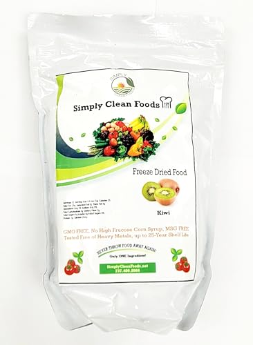 Simply Clean Foods Freeze Dried Kiwi - Non-GMO - Made in USA