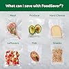 FoodSaver Compact Vacuum Sealer Machine with Airtight Bags and Roll - Ideal for Sous Vide and Airtight Food Storage, White
