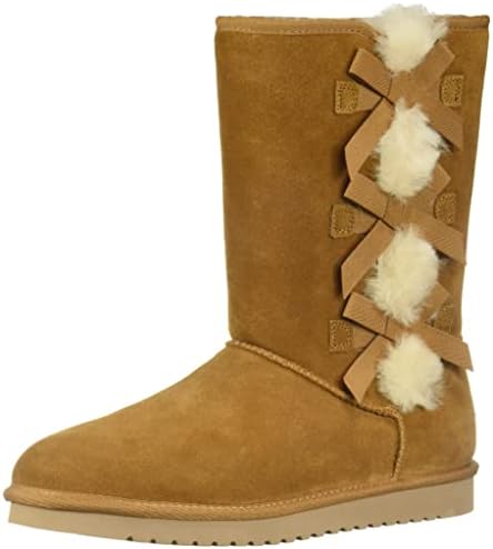 Koolaburra by UGG Women's Victoria Tall Fashion Boot, Chestnut, 10 M US