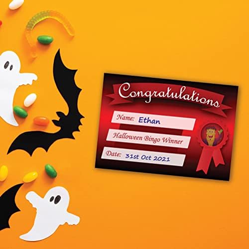 Halloween Party Game | HALLOWEEN BINGO | up to 20 Players |For Children, Family, Kids, Halloween Party, Trick or Treat, Halloween activity, school classroom fun