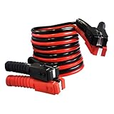 ADOCARN 大容量ブースターケーブル 高耐久性 強力クランプ 車用ジャンパーケーブル 中型 大型 トラック対応 緊急始動用