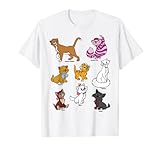 Disney Mickey And Friends Cats Portraits T-Shirt