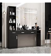 Amazon.com: Paddie Barber Salon Station Wall Mount Hair Styling