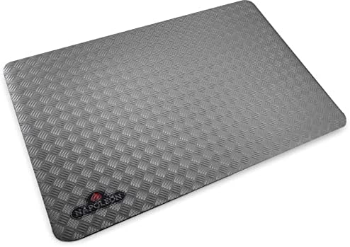 Napoleon BBQ Grill Mat - BBQ Grill Accessory, Safety Product, Non-Slip, Diamond Plate Pattern, Grey, Stylish, Protect your Decking, Fits BBQ Grills Prestige PRO 500 Size and Smaller