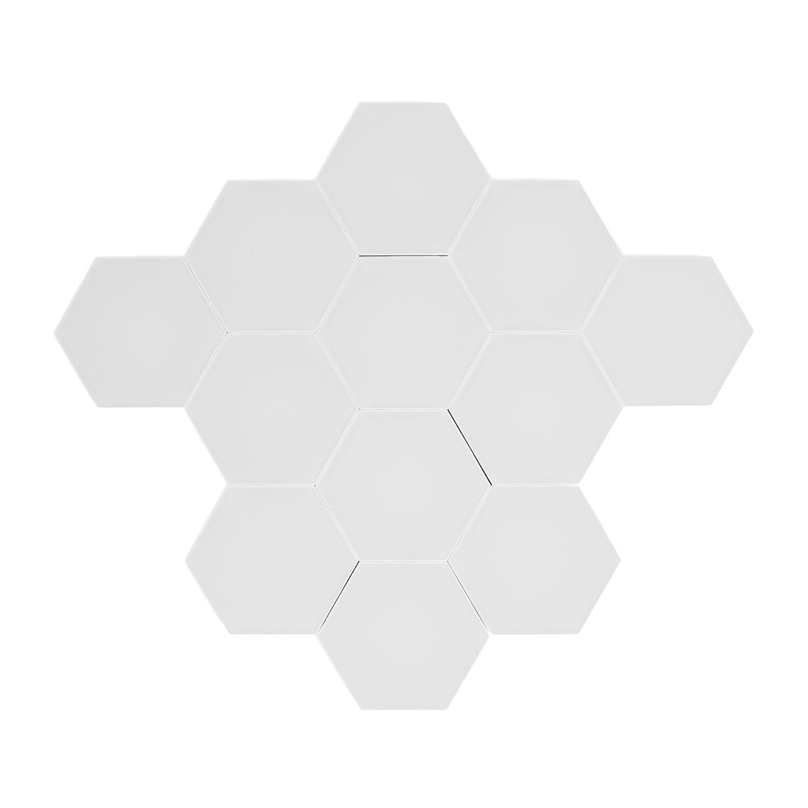 Eujgoov Applique Murale Hexagonale, Panneau Intelligent LED RVB avec Commande Vocale et Synchronisation Musicale, pour la Décoration de la Pièce et les Fêtes