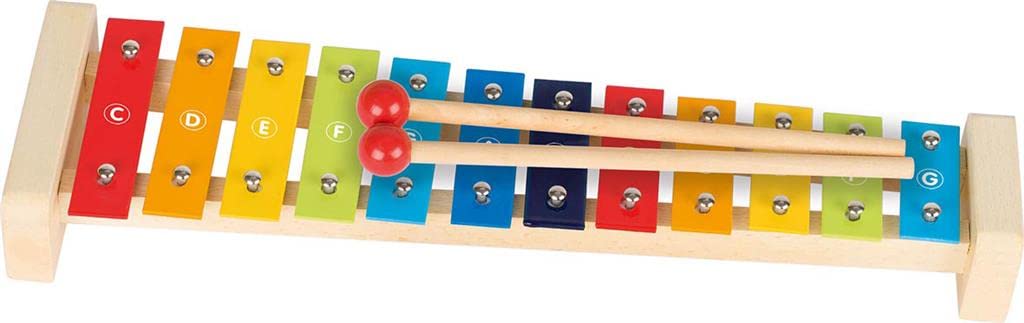 XYLOPHONE EN BOIS**37,5 CM DE LONGUEUR**AVEC LIVRET**JOUET EN BOIS