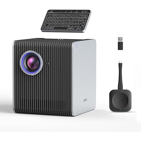 StarryHub Video Conferencing System 2024 Edition, 2200 ANSI Lumens Conference Room Projector + HD 1080P Conference Room Camera with Auto Framing + 6 AI-Driven Microphones + Conference Speakers Cover