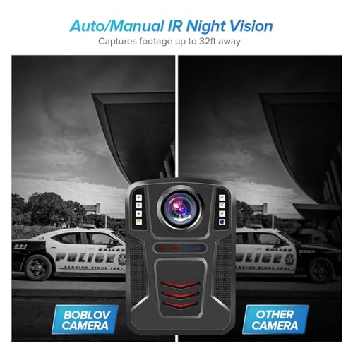 Image of Body Camera, YSW-A9 External Storage Digital Mini Bodycam Outdoor Security System Police Equipment Wearable Video Body Worn Camera