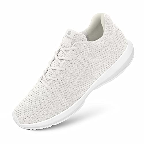 GIESSWEIN Wool Sneaker Women - Platform damesschoenen, lage schoenen, casual sneakers in 3D-stretch van Merinowol, superlichtgewicht veterschoenen