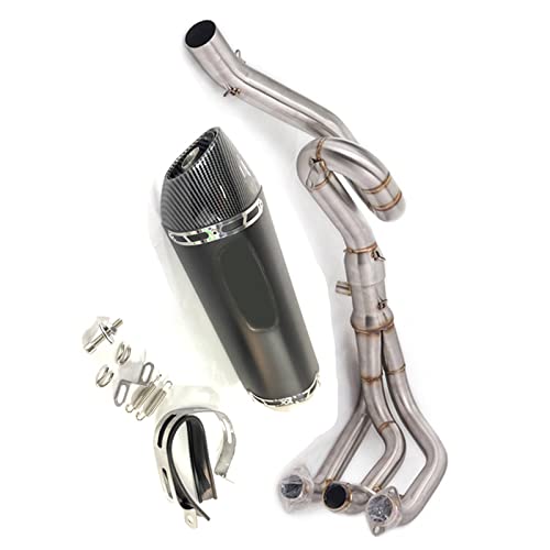 Tuyau d'échappement moto pour Yamaha MT09 et Tracer 900 de 2014 à 2020 en acier inoxydable