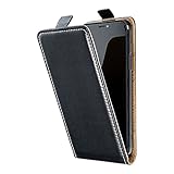 König Design Klapp Tasche kompatibel für Xiaomi Redmi S2 / Y2 Hülle R&umschutz Etui Flip Hülle Schwarz