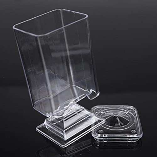 Kekafu SYFHG2398@#WJ Cotton Pads Holder Organizer Clear Acrylic Cosmetic Cotton Pad Container Square Makeup Organizer Cosmetic Pads Container thumb #4