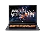 acer Nitro V 17 AI (ANV17-41-R0BS) Gaming Laptop, 17" FHD IPS 144Hz Display, AMD Ryzen 7 260, 16 GB RAM, 1 TB SSD, NVIDIA GeForce RTX 5060, Windows 11, QWERTZ Tastatur, schwarz