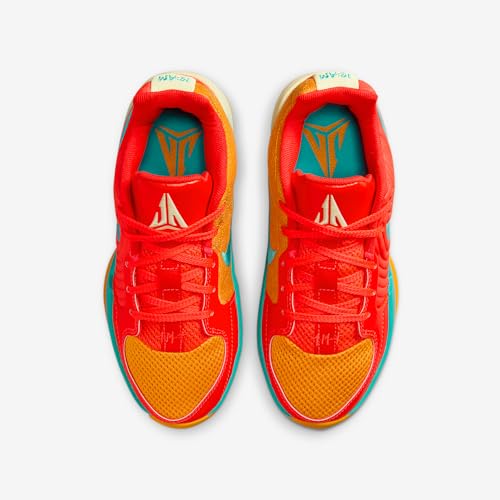 Nike Ja 2 "Star Power Big Kids' Basketball Shoes (Bright Crimson/Life Lime/Orange Peel/Dusty Cactus)4