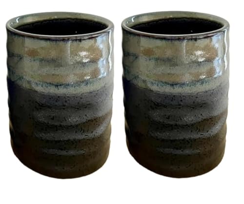 J-Pure Hitomi Mino Ware Yunomi Teetassen Kurosuisho 2er-Set