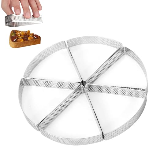 6-Piece Stainless Steel Tart Rings (10cm)