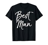 Wedding Bridal Party Gift for Groomsmen Best Man T-Shirt
