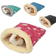 POPETPOP Warm Pet Sleep Sack Small Animal Sleeping Bag 9.05X7.87X0.78In Soft Plush Wrap Blanket Cozy Nest for Hamsters Guinea Pigs Rabbits