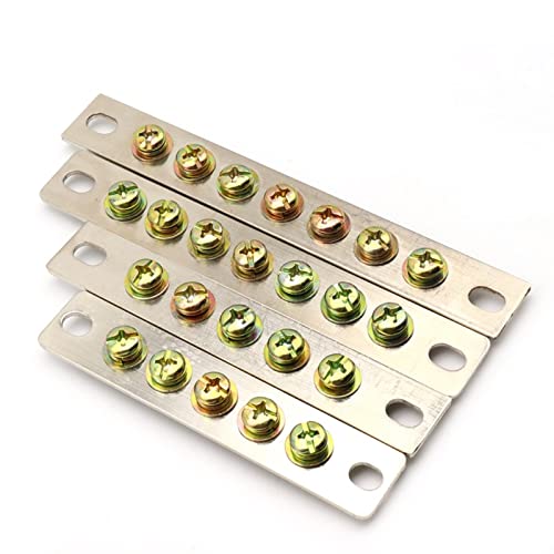 Barra de distribución de latón 2,5x25mm y placa de autobús para borne de tierra 3