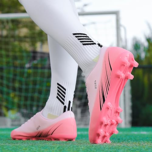 Image of Mens Soccer Cleats Womens Indoor Soccer Shoes Wide Baseball Turf Shoes Adult Youth Rugby Shoes Big Boys Small Spikes AG TF Football Boots