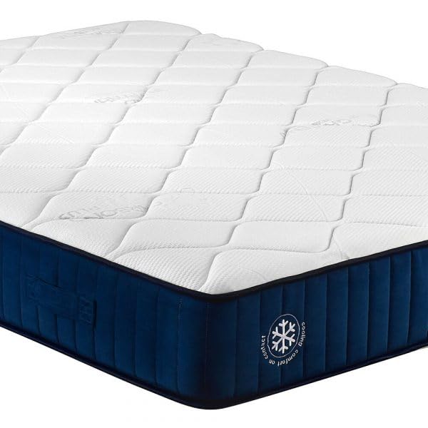 Colchón Vital Cool 135x180 cm - Viscoelástico Termoregulador con Tejido Cool - Núcleo HI-Pur 32 kg/m³ - Memory Foam y Viscogel - Altura 26 cm - Topper Desenfundable