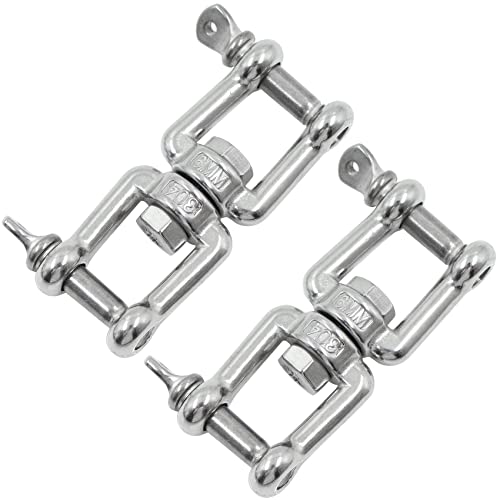 Anneau Pivotant Manille Connecteurs Suspension - MâChoires En Acier Inoxydable 304, Pivote En...