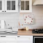 Paper Plate Dispenser, 10 Inch Large Wall Mounted Acrylic Paper Plates Holder Under Cabinet, Easy Access Vertical Plate Organizer for Kitchen Counter, Fits Round and Square Plates - Image 5