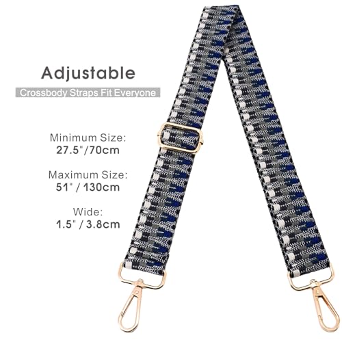 Image of Replacement Purse Strap Shoulder Strap Adjustable Crossbody Strap for Women Crossbody Wide Shoulder Bag