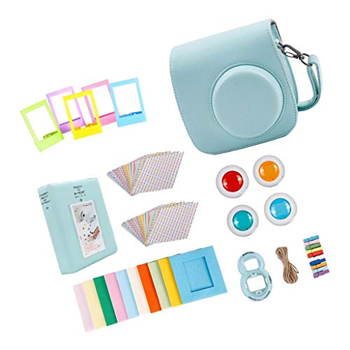 Almencla Compatível Com Fujifilm Instax Mini 9 Ou Mini 8 8+ Inclui Capa/Álbum/Conjunto De Filtro De
