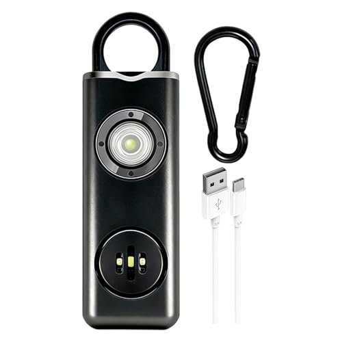 Cuerno De Oso Recargable De 130 DB, Alarma De Seguridad Personal con Luz Es