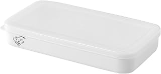 Caja de almacenamiento para frigorífico, de granos gruesos, color marrón