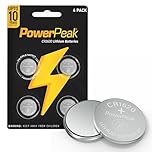 Power Peak CR1620 Battery - 3V Lithium Coin Cell Button Batteries - Suitable for Car Key Fob, Kitchen Scale, Watch, Remote Control, Toys - CR 1620 DL1620