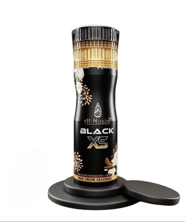 Black Xs Deodorant Spray, Long Lasting Bold Fragrance, Fresh Scent, for Men and Women, Daily Use, Body Odor Control, Quick-Drying Formula, 200ml-image-32