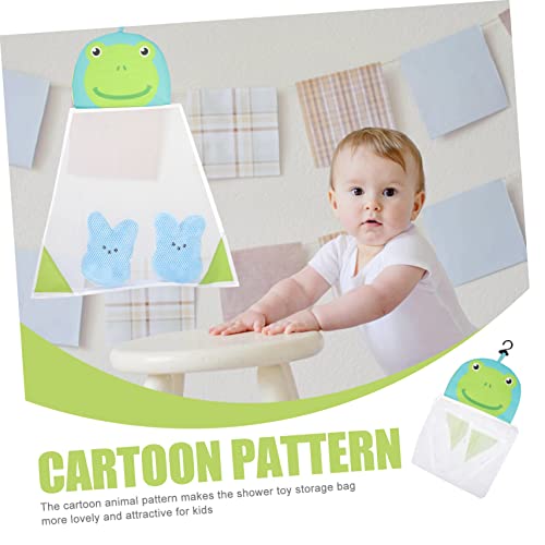 Zerodeko 5 Pçs Organizador De Brinquedos De Banho Pendurado Bolsa De Malha De Armazenamento De Brinq