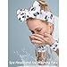 VELSCRUN 4 Pcs Spa Headband, Face Wash Headband, Skincare Headbands, Makeup Headband, Cow Leopard Puffy Sponge Hair Band Bow Tie Bubble Spa Headband Wristband Set Women Girls Hair Accessories Gifts