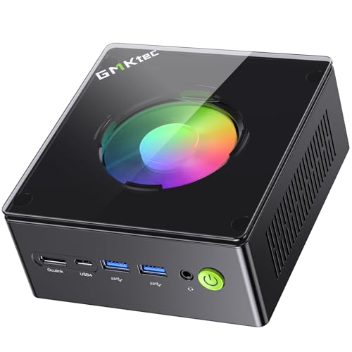 GMKtec �Q�[�~���OPC�AK11 AMD Ryzen 9 8945HS(8C/16T�A�ő�5.2GHz)�A32GB DDR5 RAM 512GB �~�jPC�f�X�N�g�b�v�R���s���[�^�[�A�I�L�������N�A�f���A��NIC 2.5GbE LAN�AHDMI/Disp
