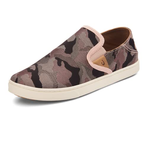 OLUKAI Women's Pehuea Pa'i Slip-On Sneakers, Lightweight Shoes, All-Day Comfort, Breathable Mesh Design