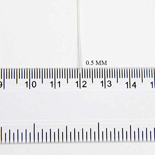 Embroiderymaterial Dapka for Aari & Zardosi Embroidery & Jewellery Work,0.5MM, Smooth Finish, Silver Color(100 Gram)