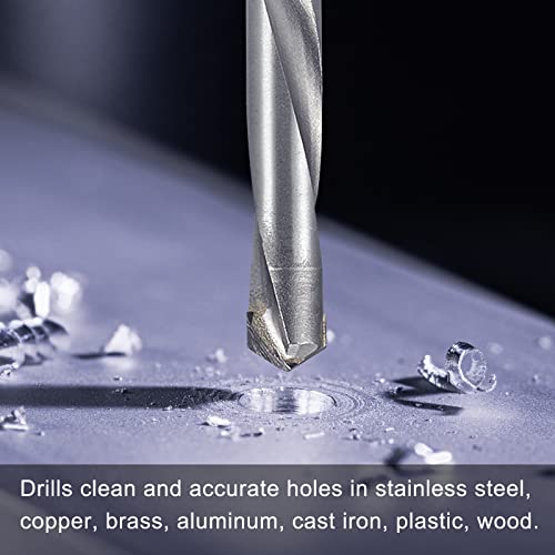 Uxcell Cemented Carbide Twist Drill Bits 11Mm Metal Drill Cutter For Stainless Steel Copper Aluminum Zinc Alloy Iron 2 Pcs #TOP3