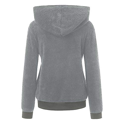Lulupi Donna Cappotti Felpa con Cappuccio