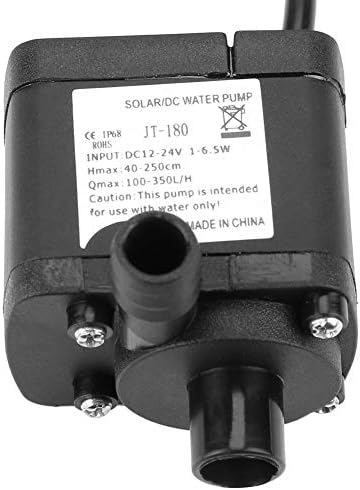 Miniatura 6 de Mini DC sin escobillas de poco ruido JT-180A-24 para el calentador de agua solar Fish 24V -40.0 F212.0 F