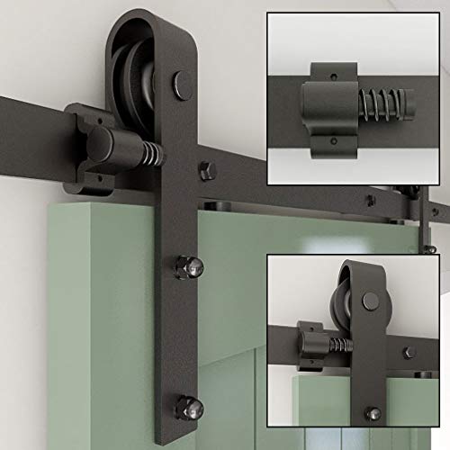 Wolfbird Schiebetürsystem 200cm - Gleitschiene Für Holzschiebetüren Bis 150kg