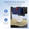 ANYCUBIC PLA Filament 1.75mm Bundle, 3D Printer PLA Filament 1.75mm Dimensional Accuracy +/- 0.02mm, 1KG Reusable Spool (2.2 lbs), 2KG Black+White