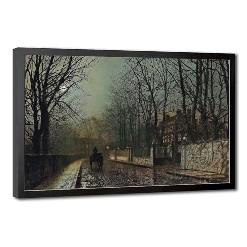 Impression sur toile John Atkinson Grimshaw tableau de bureau