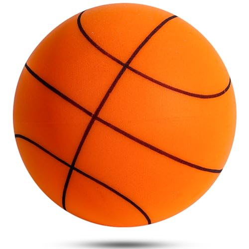 Hpbaggy Baloncesto silencioso,Pelota Baloncesto silenciosa,Baloncesto silencioso para Interiores,Pelota silenciosa Basket,Silent Basketball,Juguete de Baloncesto silencioso para niños y Adultos,24cm