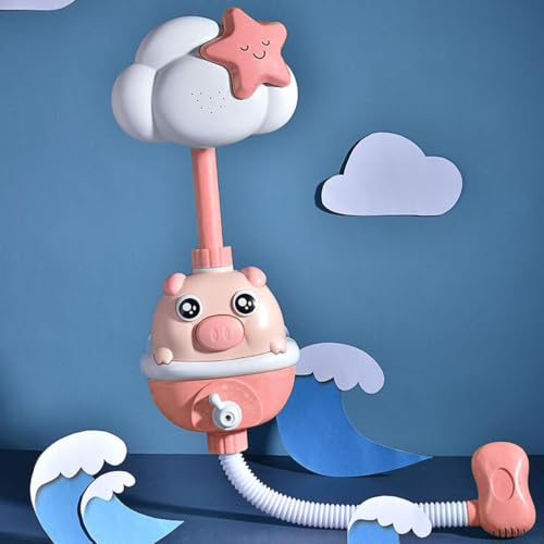 Douche bain bébé électrique pour calmer la peur de l'eau avec jet 360°
