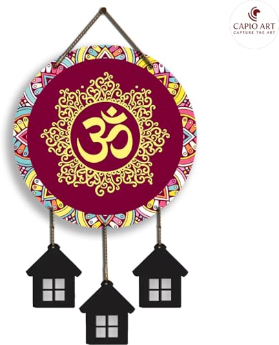 Image of CAPIO ART Welcome Wooden Quote Wall Hanging Decoration Items for Home Decor | Mdf Art for Living Room & Bedroom | Decorative Item for Office & House | Gifts Modern Wood Hanger - OM-1