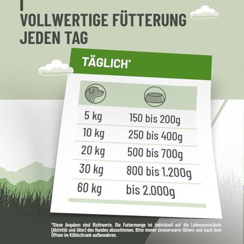 ReaVET Premium Hunde Nassfutter - Hirsch Pur 12 x 800g I Reines Muskelfleisch, Hypoallergen, ohne Getreide & Zusätze, Hundenassfutter sensitiv für Allergiker